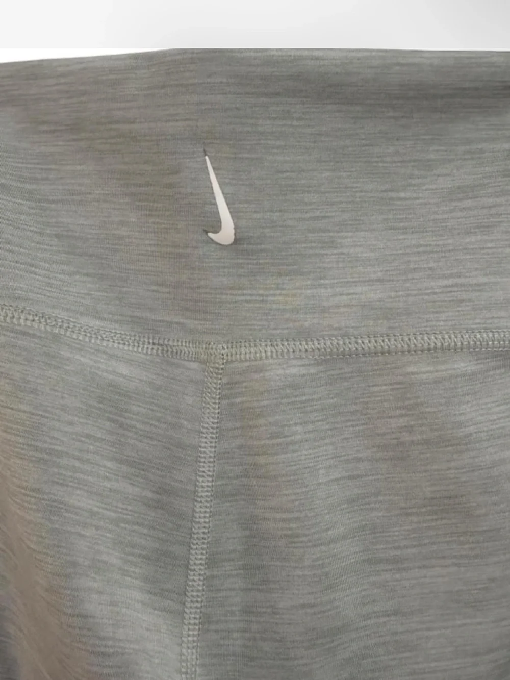 Nike heather grey capri leggings. size M.